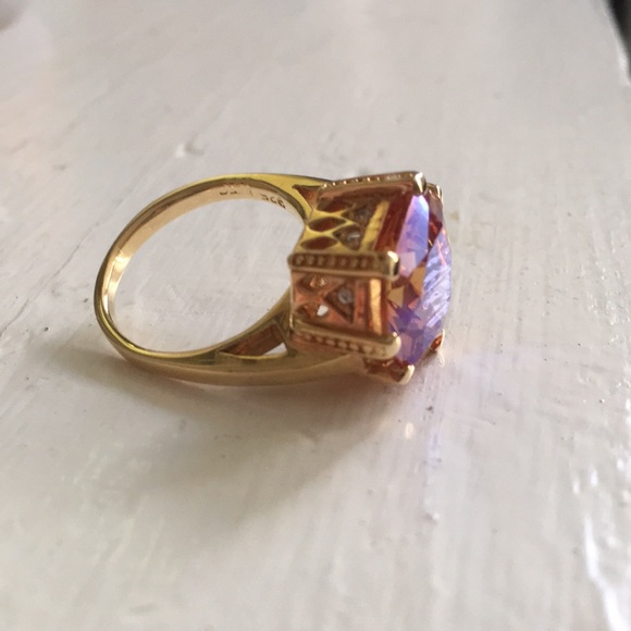 Gold plated sterling ring - Picture 2 of 6
